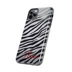 ZEBRA PRINT IPHONE CASE PERSONALIZED