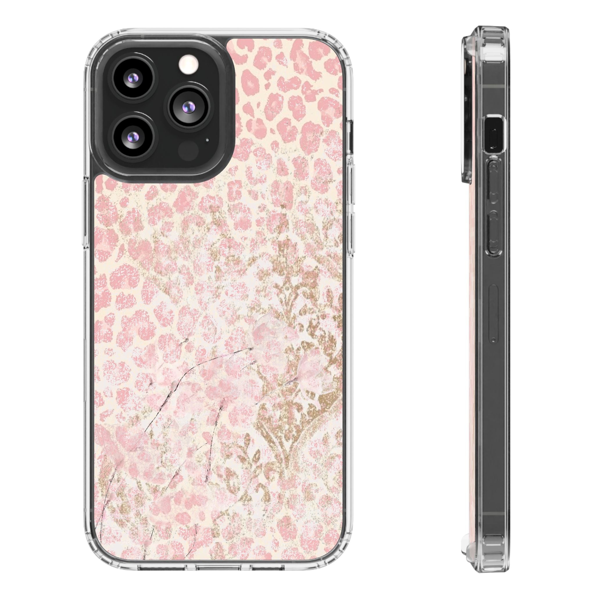 Y2K PINK LEOPARD PHONE CASE