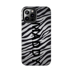 ZEBRA PRINT IPHONE CASE PERSONALIZED