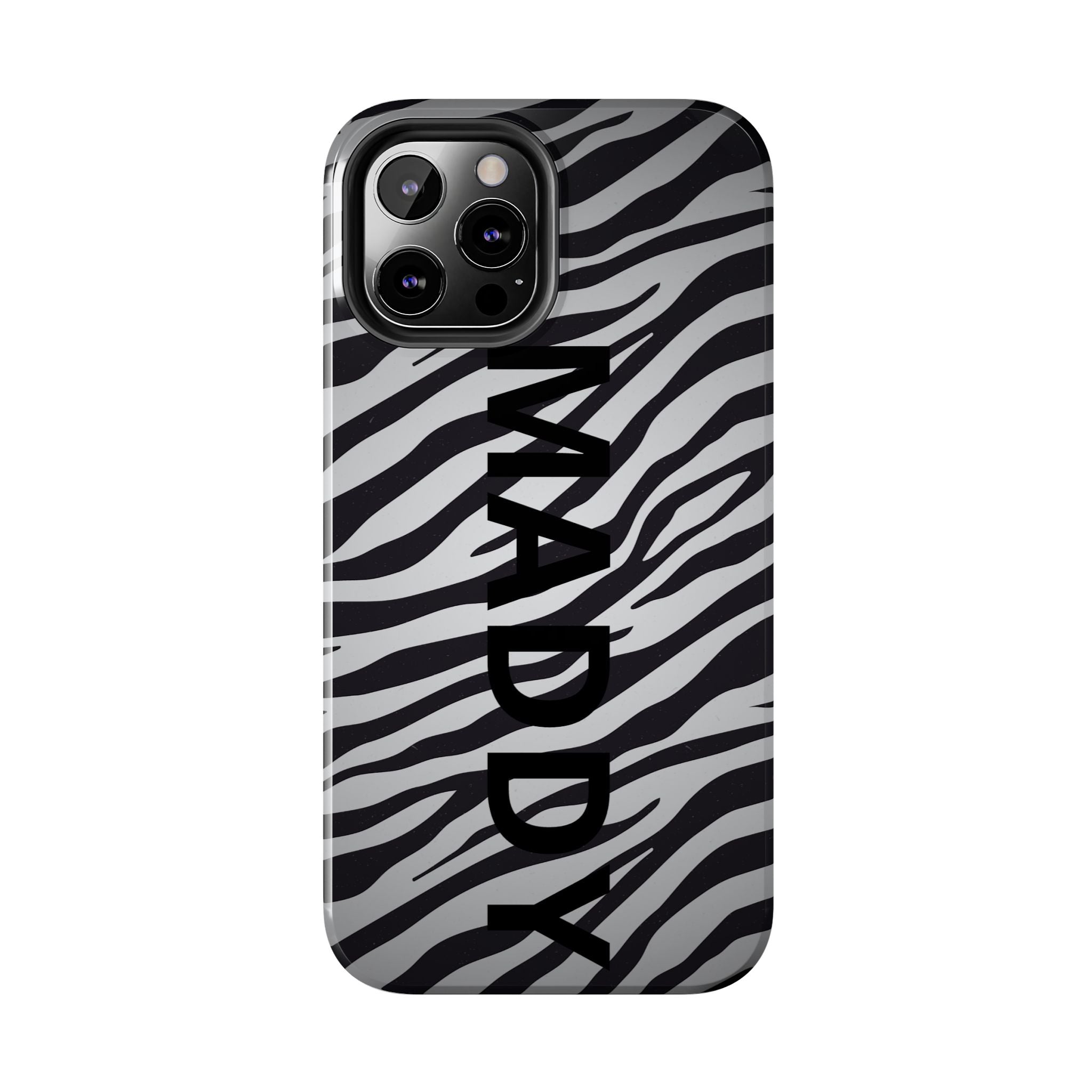 ZEBRA PRINT IPHONE CASE PERSONALIZED