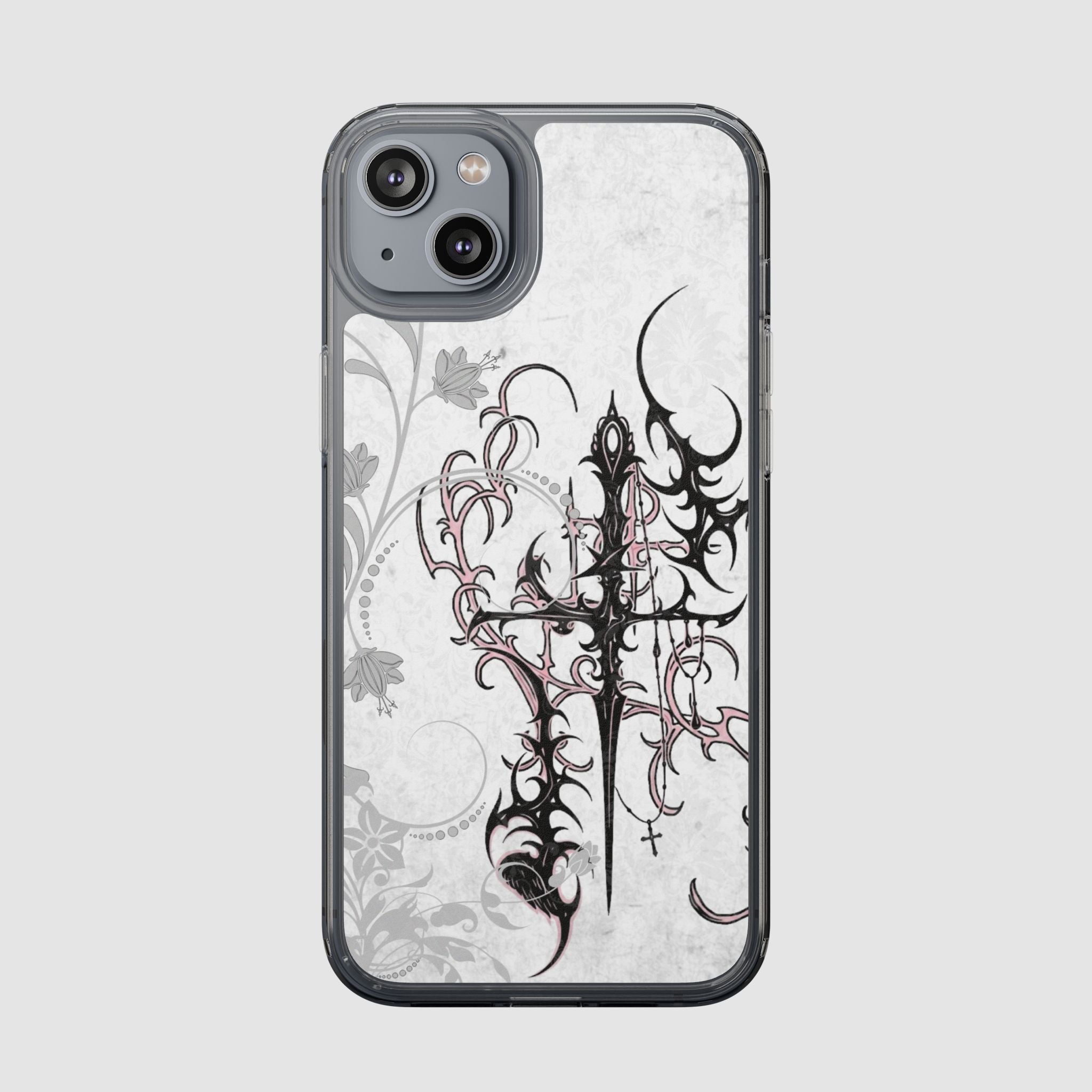 PINK CROSS PHONE CASE