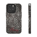FAUX FUR LEOPARD IPHONE CASE PERSONALIZED