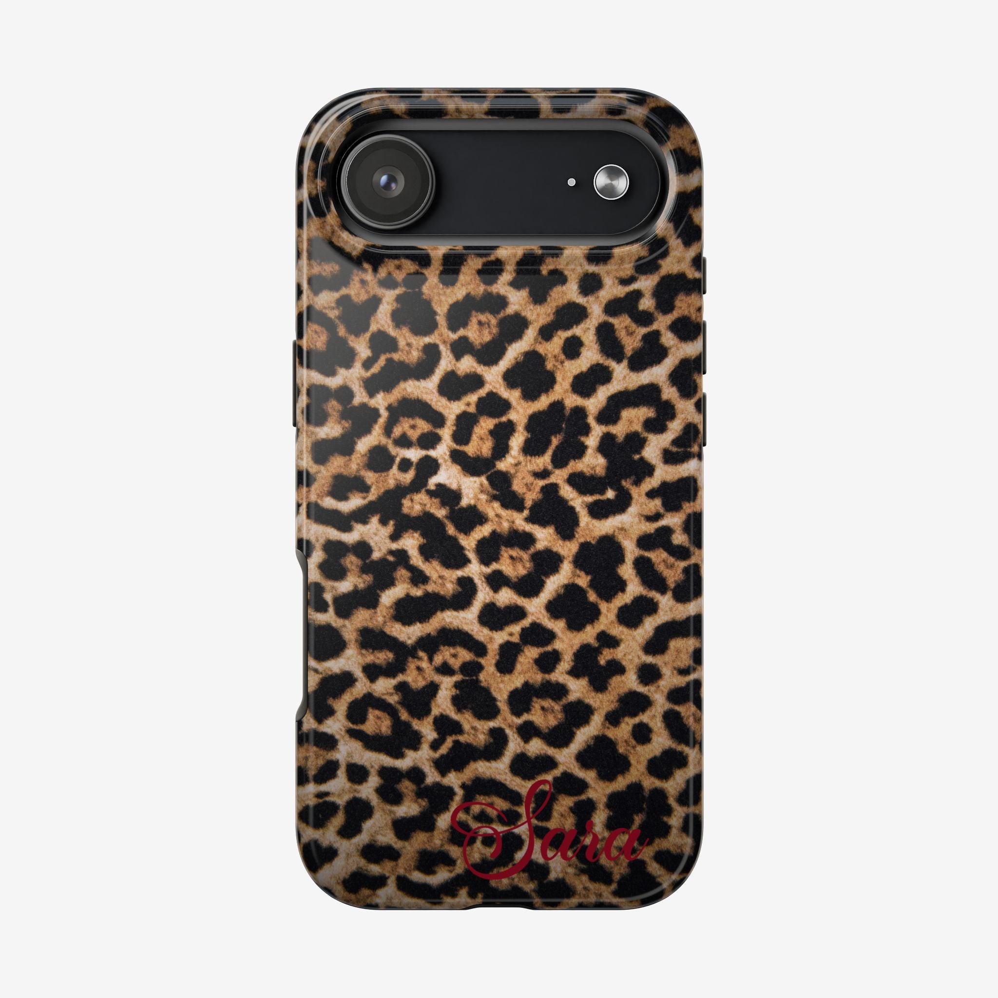 LEOPARD PRINT IPHONE CASE PERSONALIZED