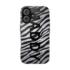 ZEBRA PRINT IPHONE CASE PERSONALIZED