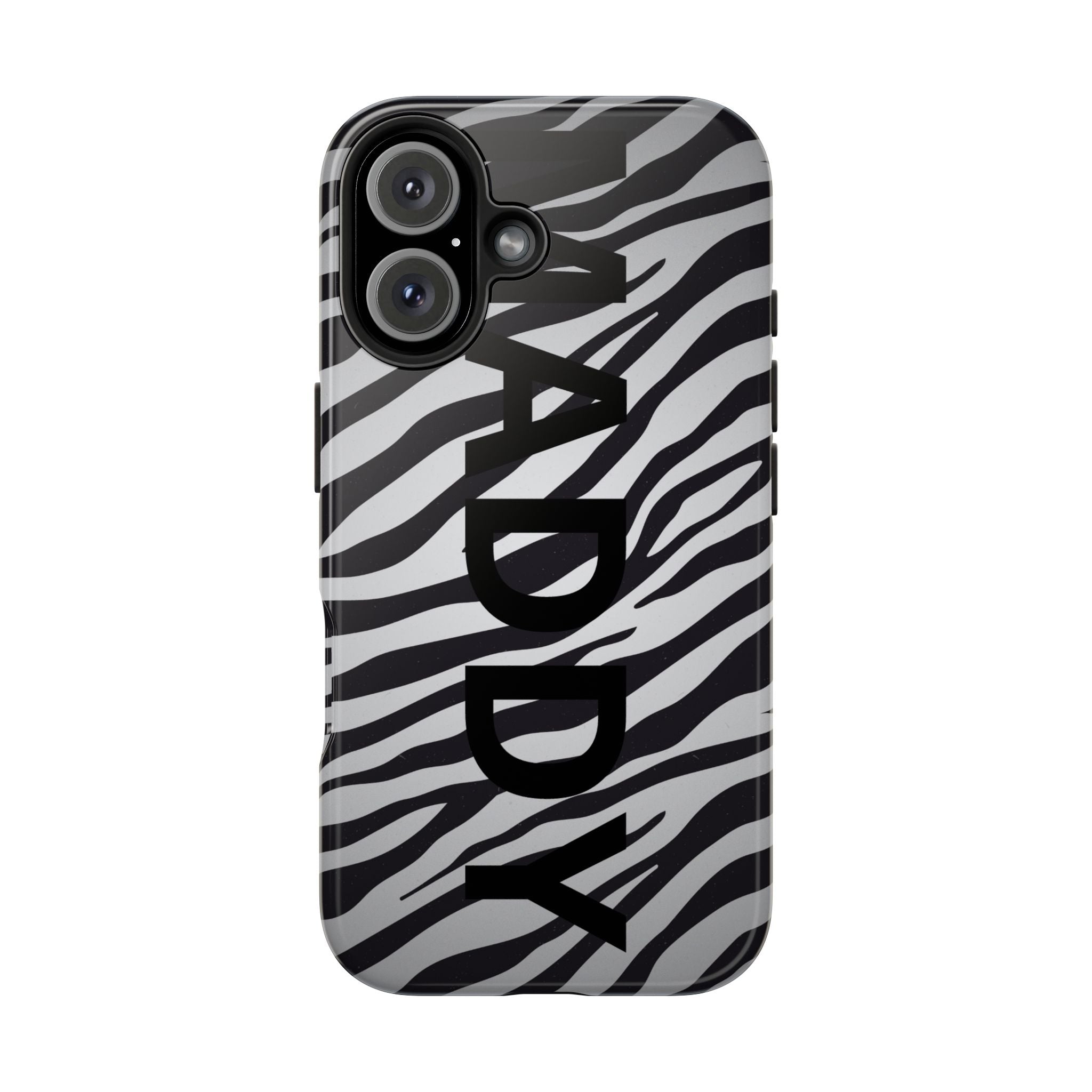 ZEBRA PRINT IPHONE CASE PERSONALIZED