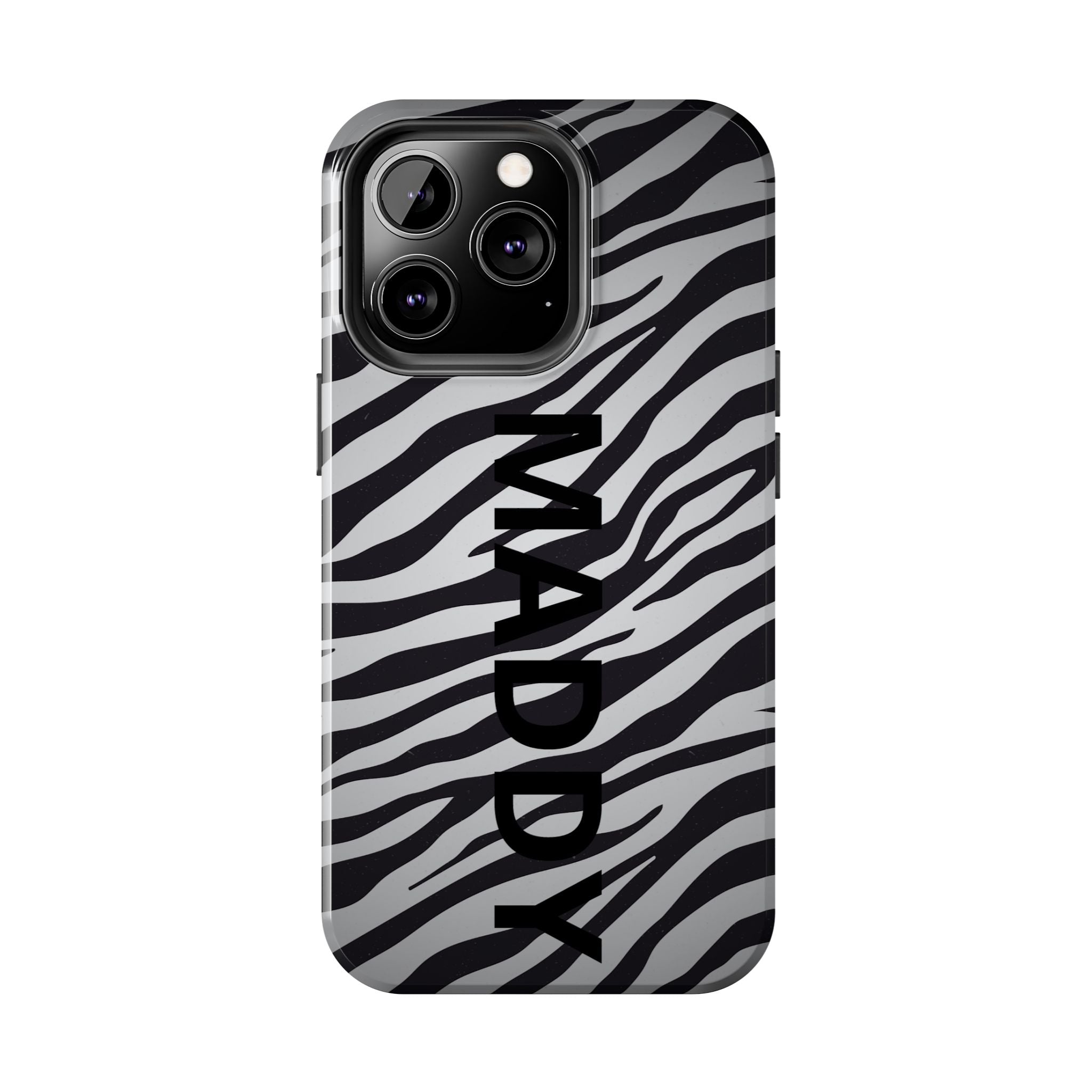 ZEBRA PRINT IPHONE CASE PERSONALIZED