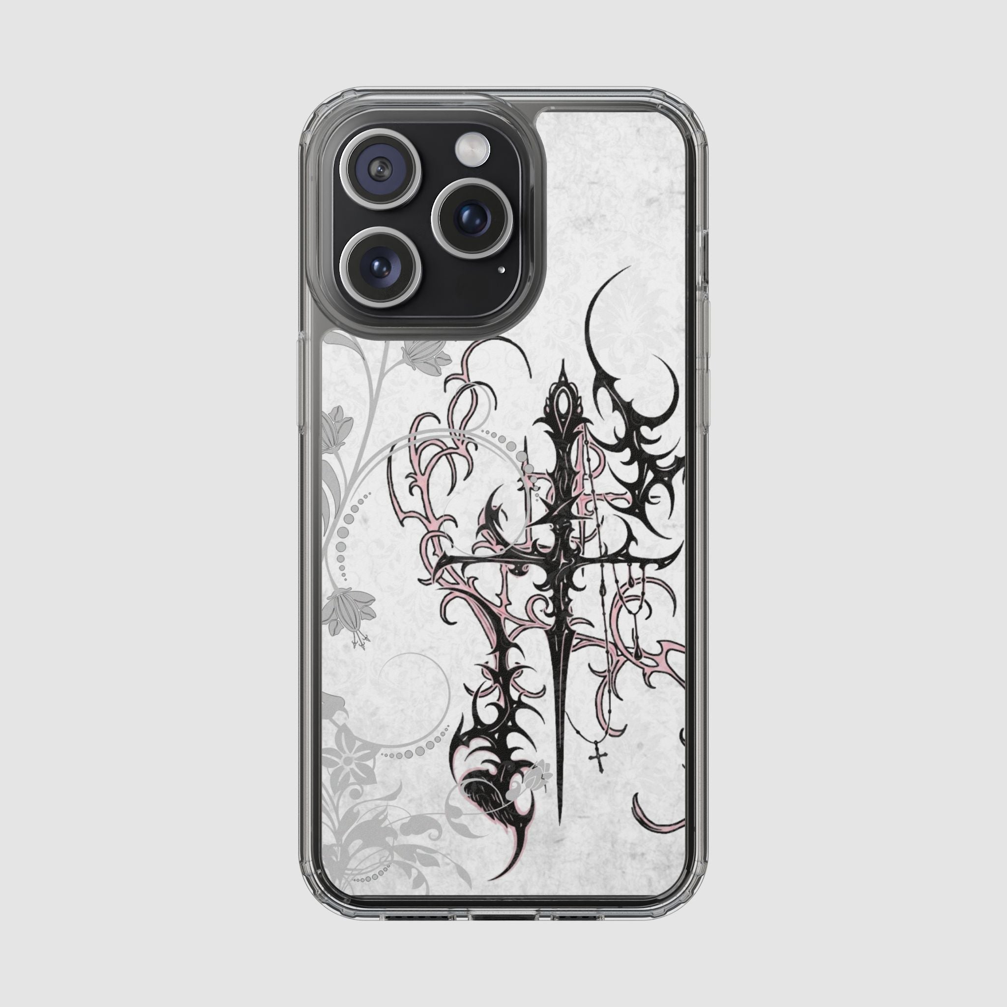 PINK CROSS PHONE CASE