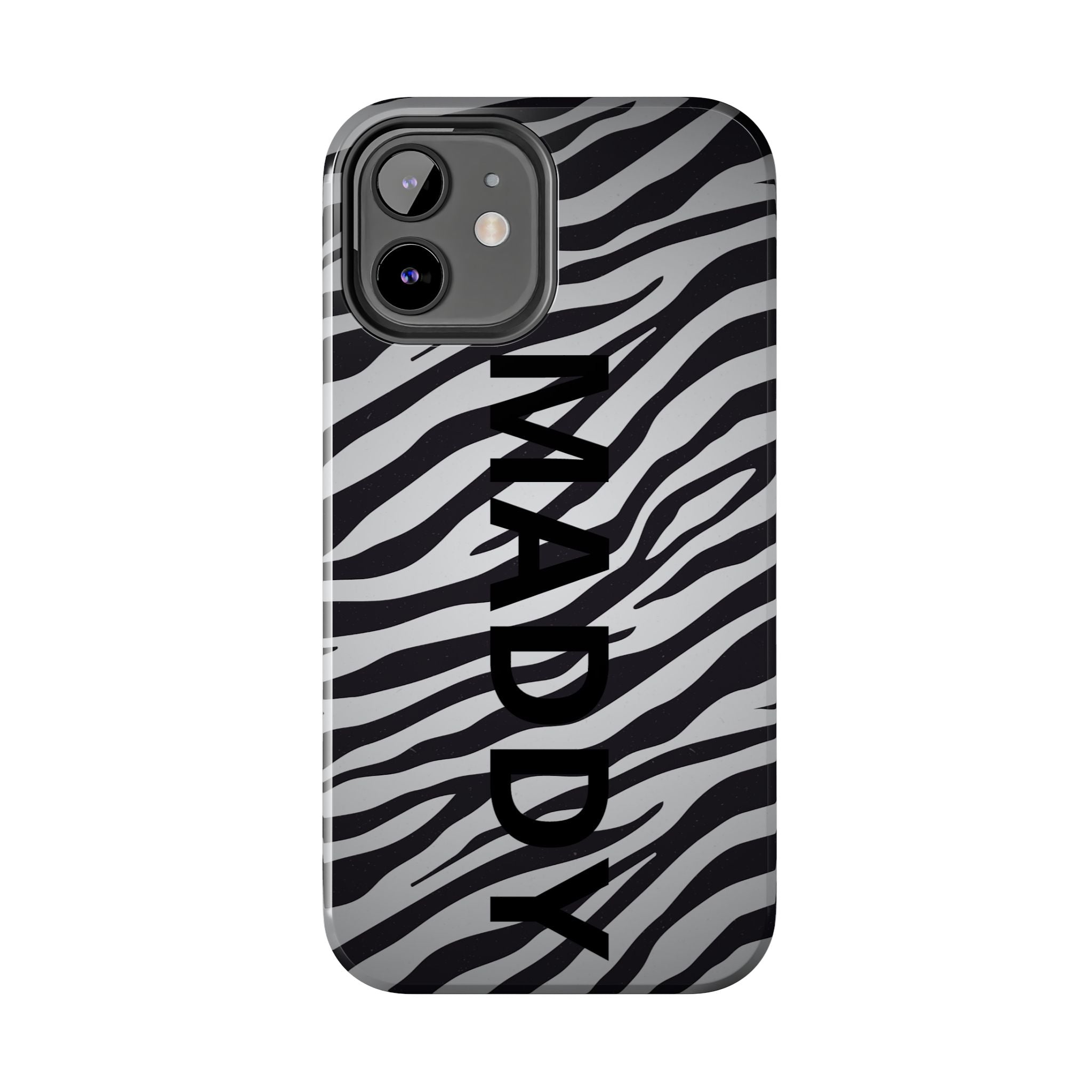 ZEBRA PRINT IPHONE CASE PERSONALIZED