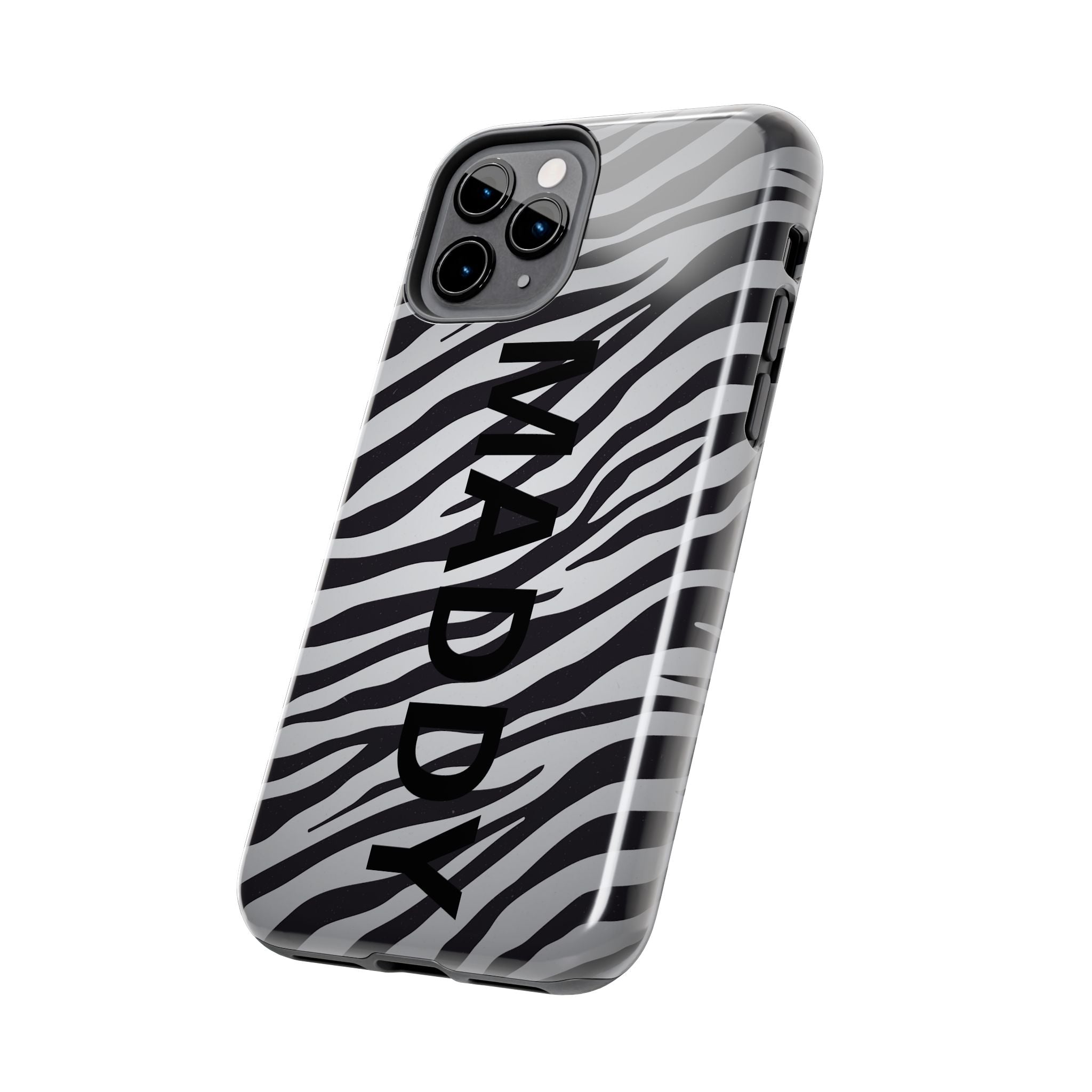 ZEBRA PRINT IPHONE CASE PERSONALIZED
