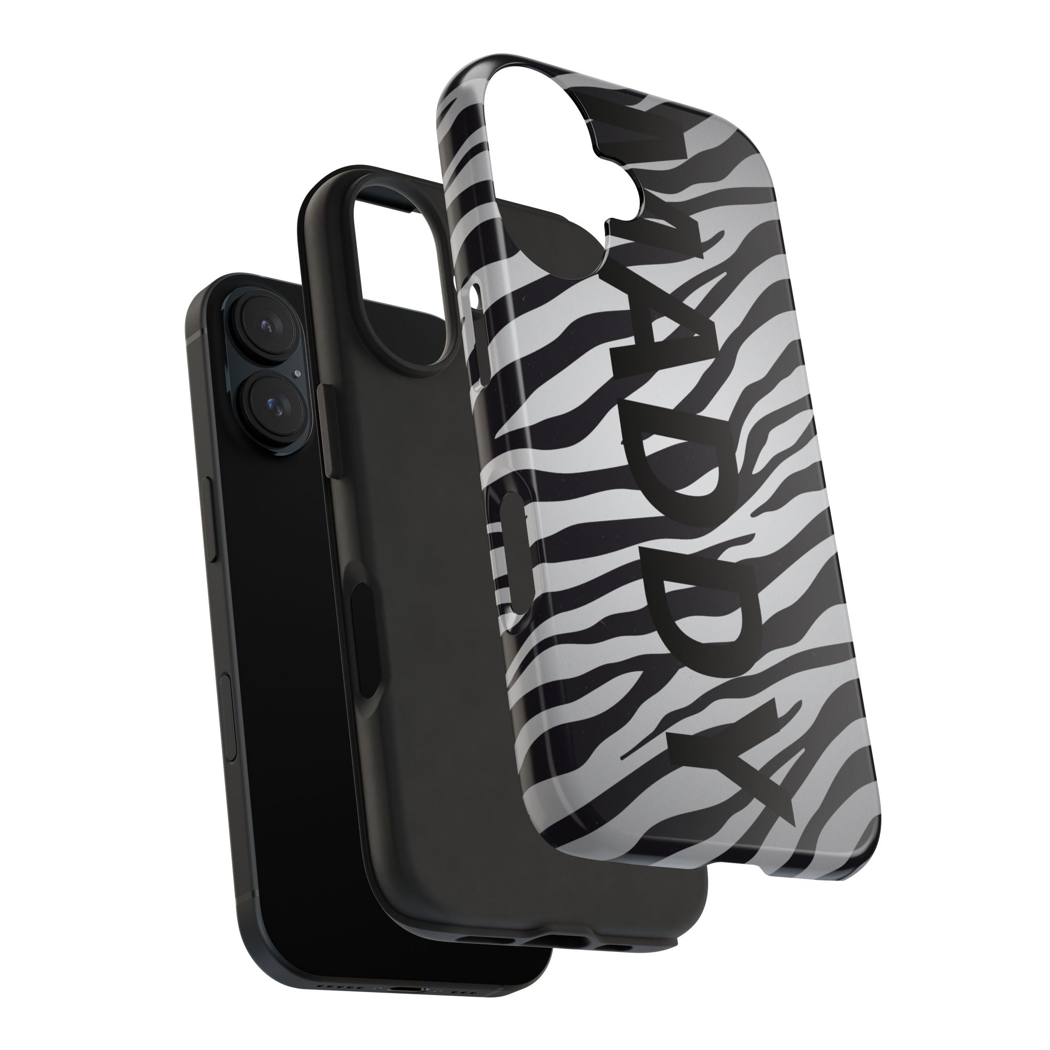 ZEBRA PRINT IPHONE CASE PERSONALIZED