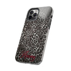 FAUX FUR LEOPARD IPHONE CASE PERSONALIZED