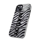 ZEBRA PRINT IPHONE CASE PERSONALIZED