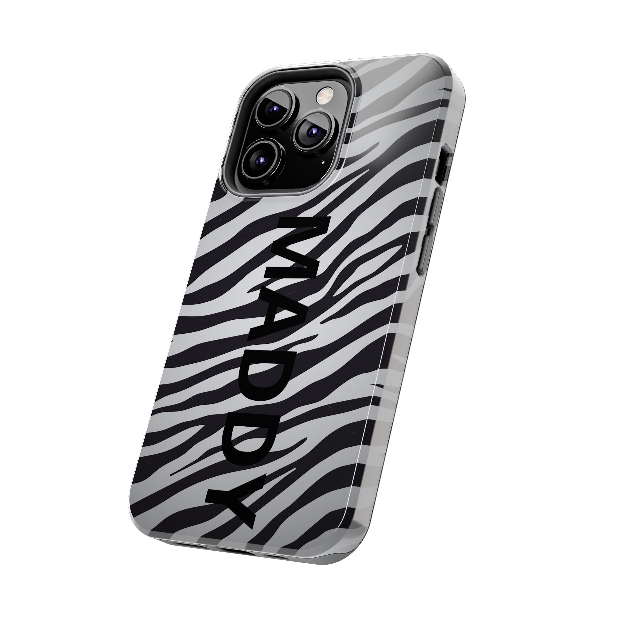 ZEBRA PRINT IPHONE CASE PERSONALIZED