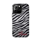 ZEBRA PRINT IPHONE CASE PERSONALIZED
