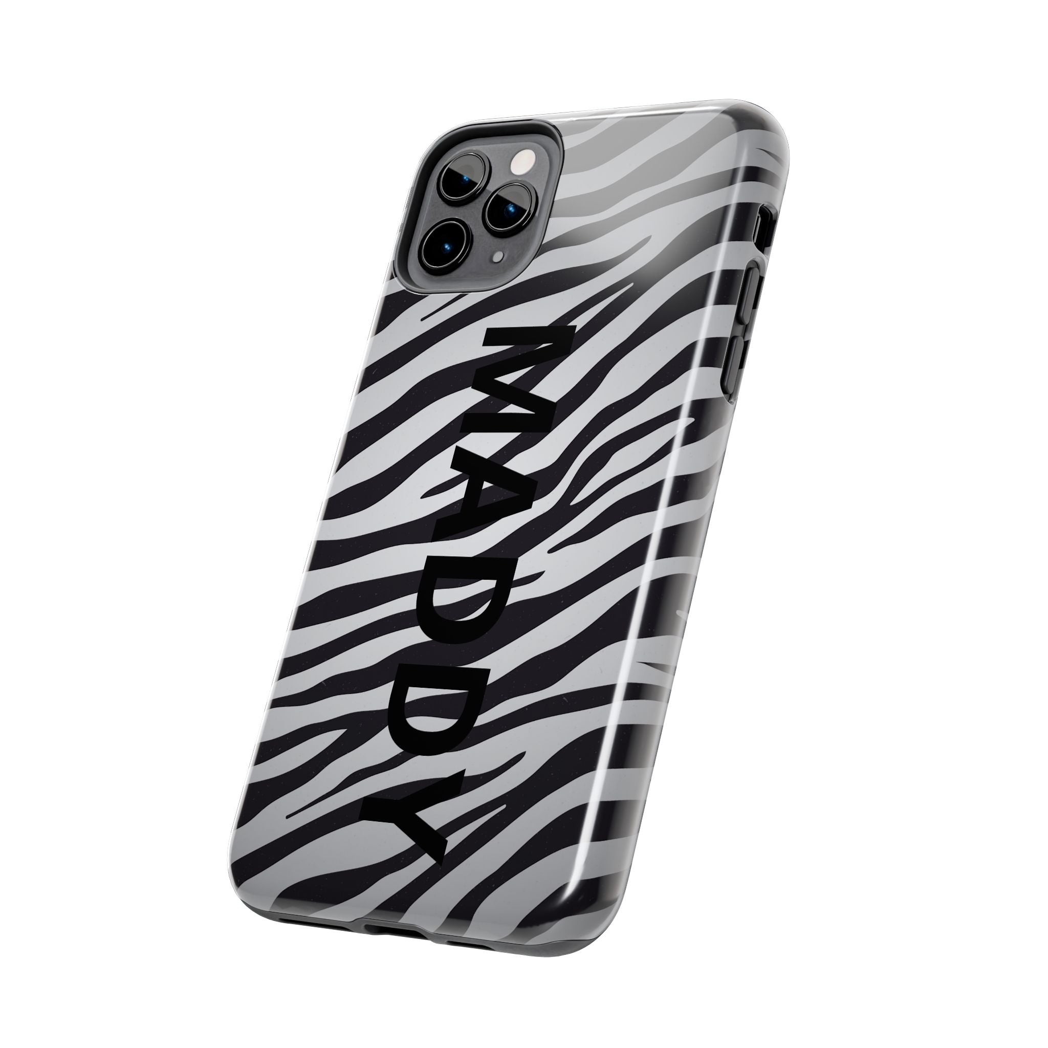 ZEBRA PRINT IPHONE CASE PERSONALIZED