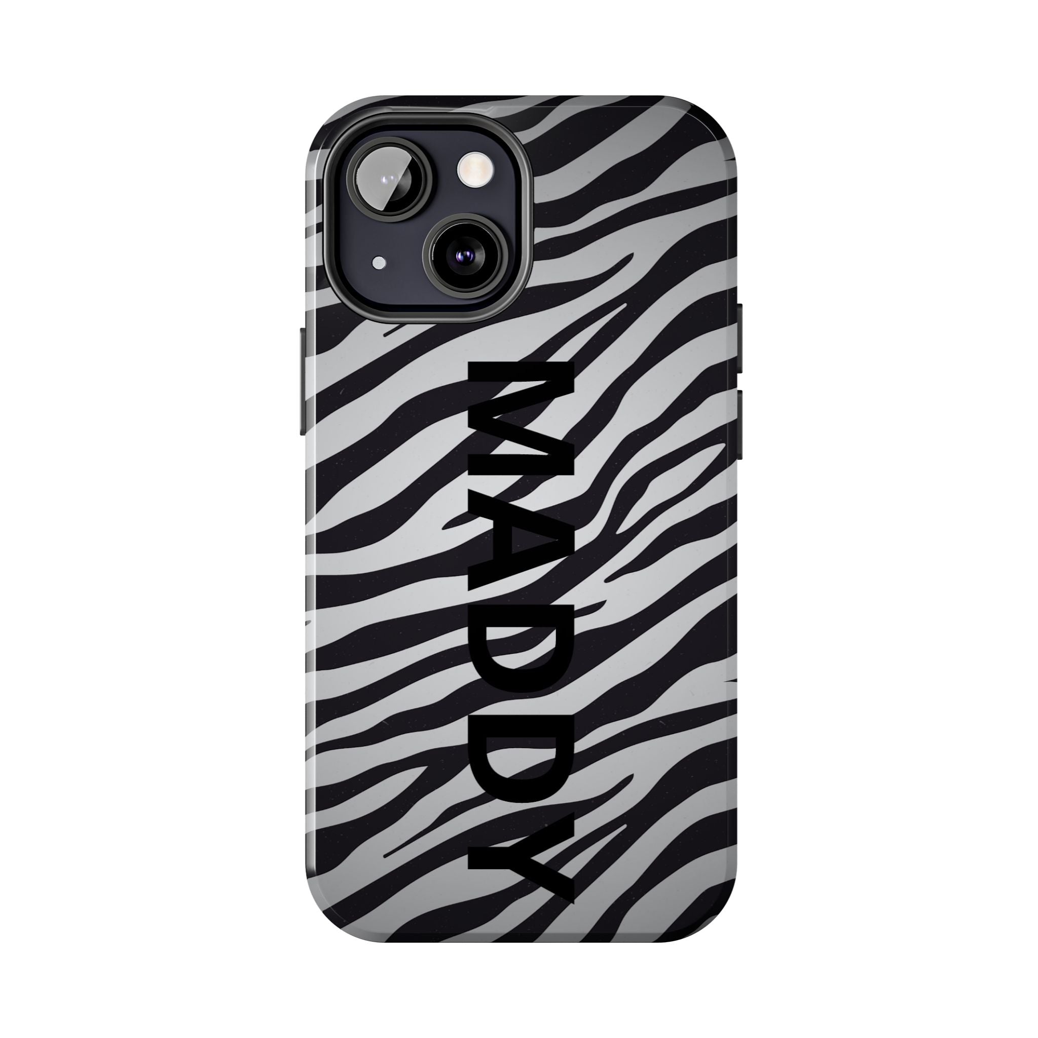 ZEBRA PRINT IPHONE CASE PERSONALIZED
