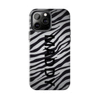 ZEBRA PRINT IPHONE CASE PERSONALIZED
