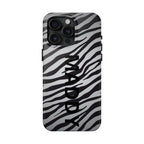 ZEBRA PRINT IPHONE CASE PERSONALIZED