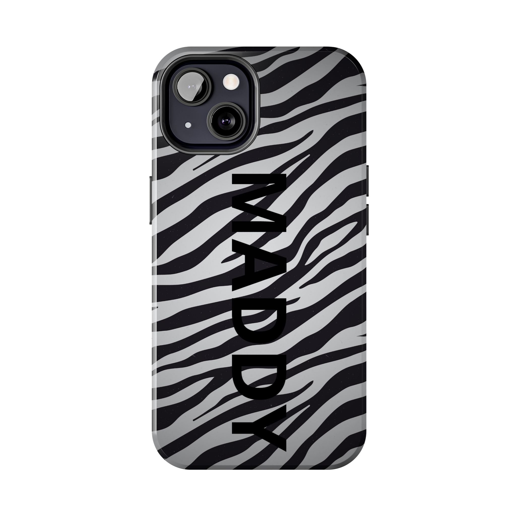 ZEBRA PRINT IPHONE CASE PERSONALIZED