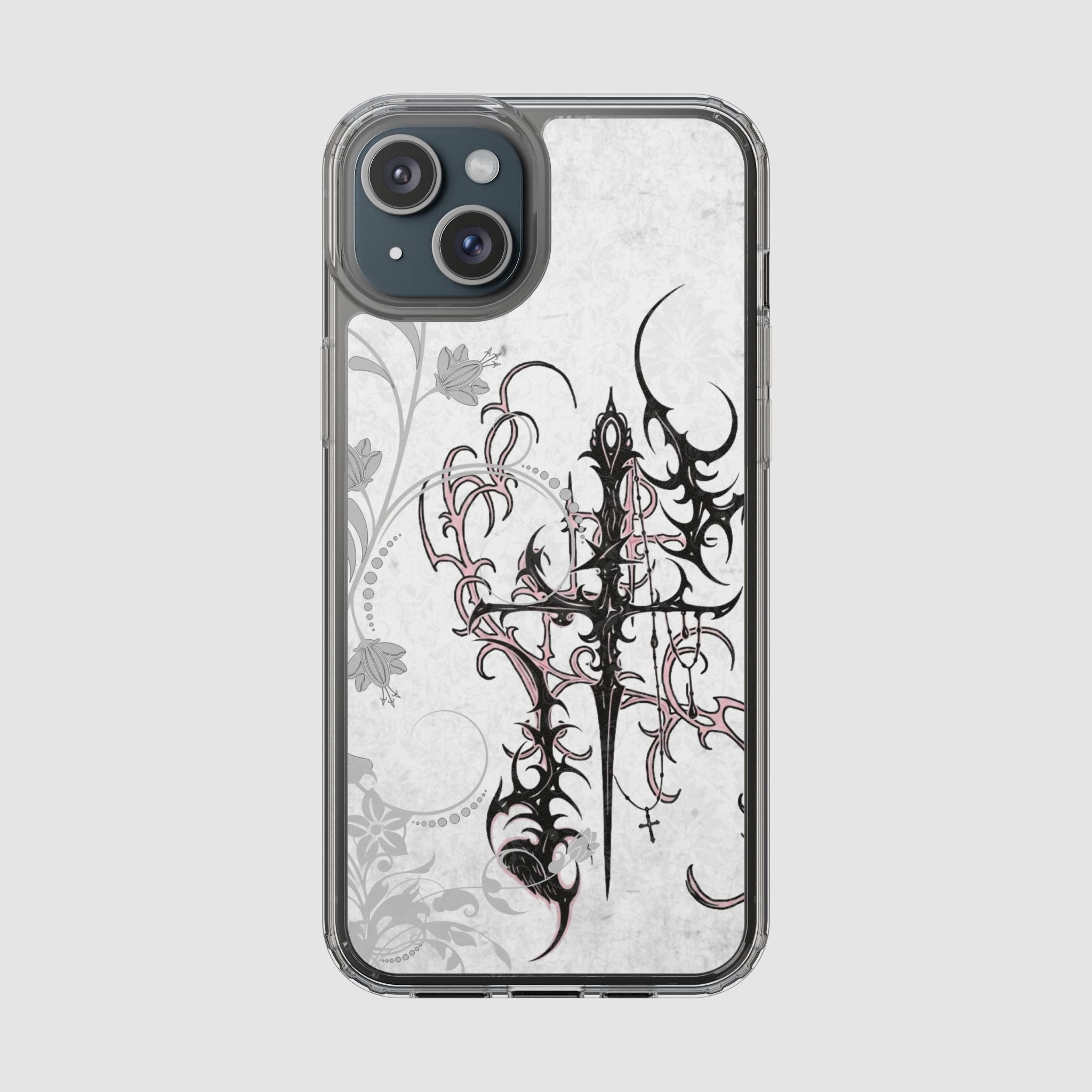 PINK CROSS PHONE CASE