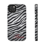 ZEBRA PRINT IPHONE CASE PERSONALIZED