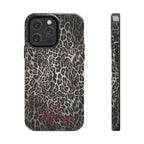 FAUX FUR LEOPARD IPHONE CASE PERSONALIZED