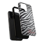 ZEBRA PRINT IPHONE CASE PERSONALIZED