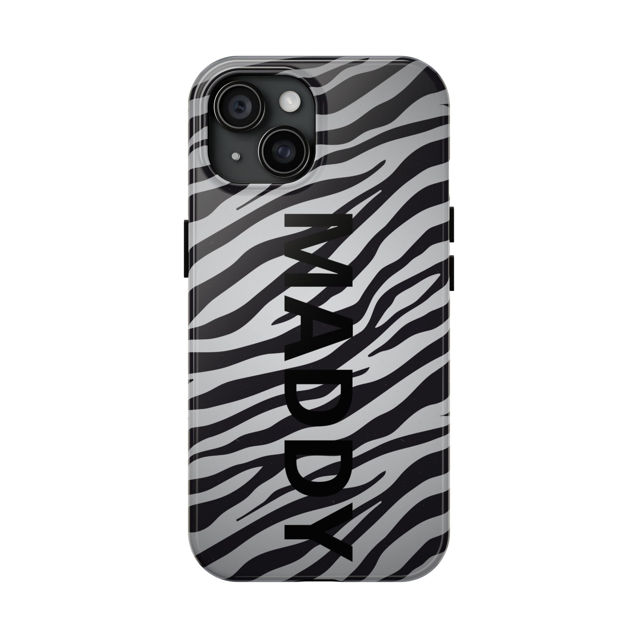 ZEBRA PRINT IPHONE CASE PERSONALIZED