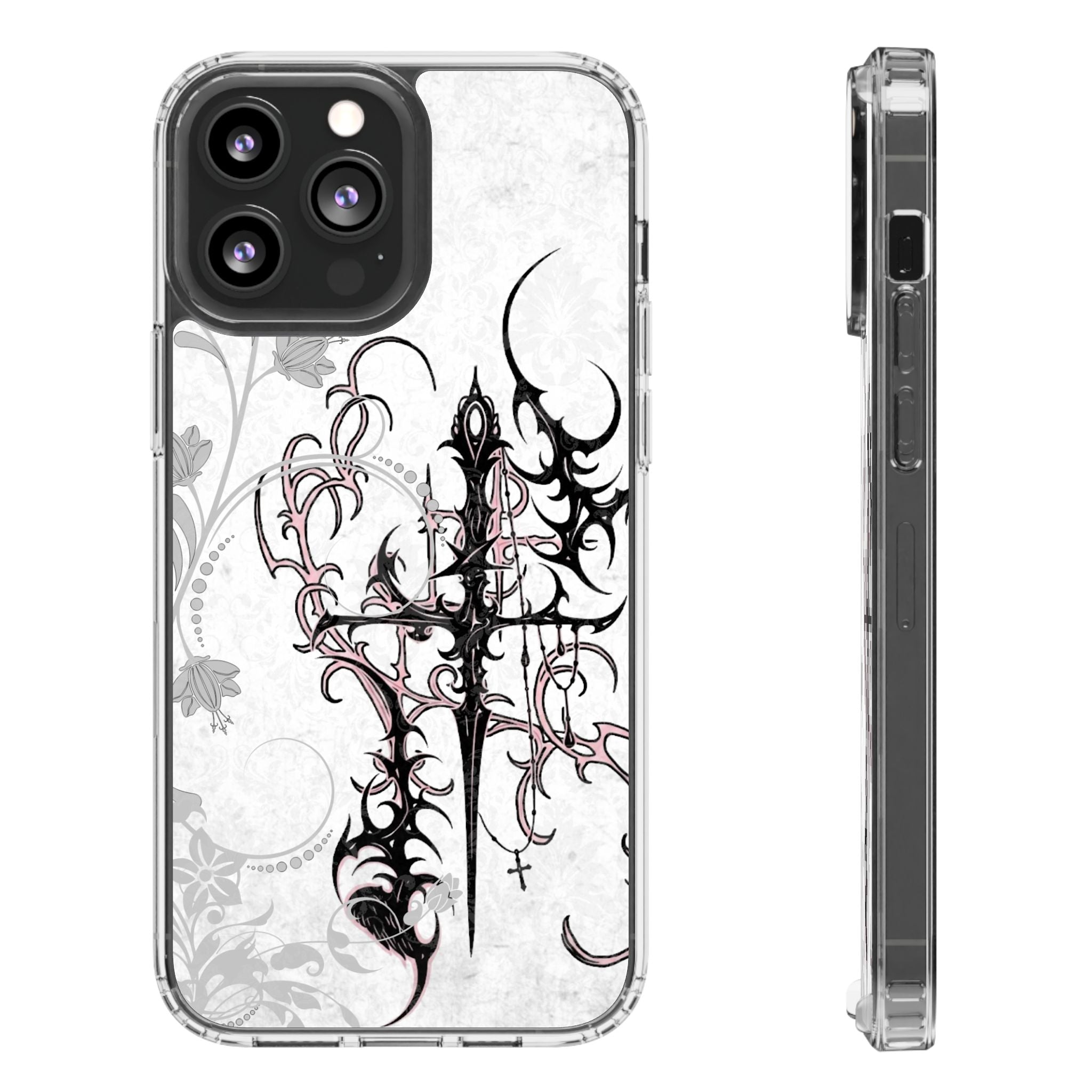 PINK CROSS PHONE CASE