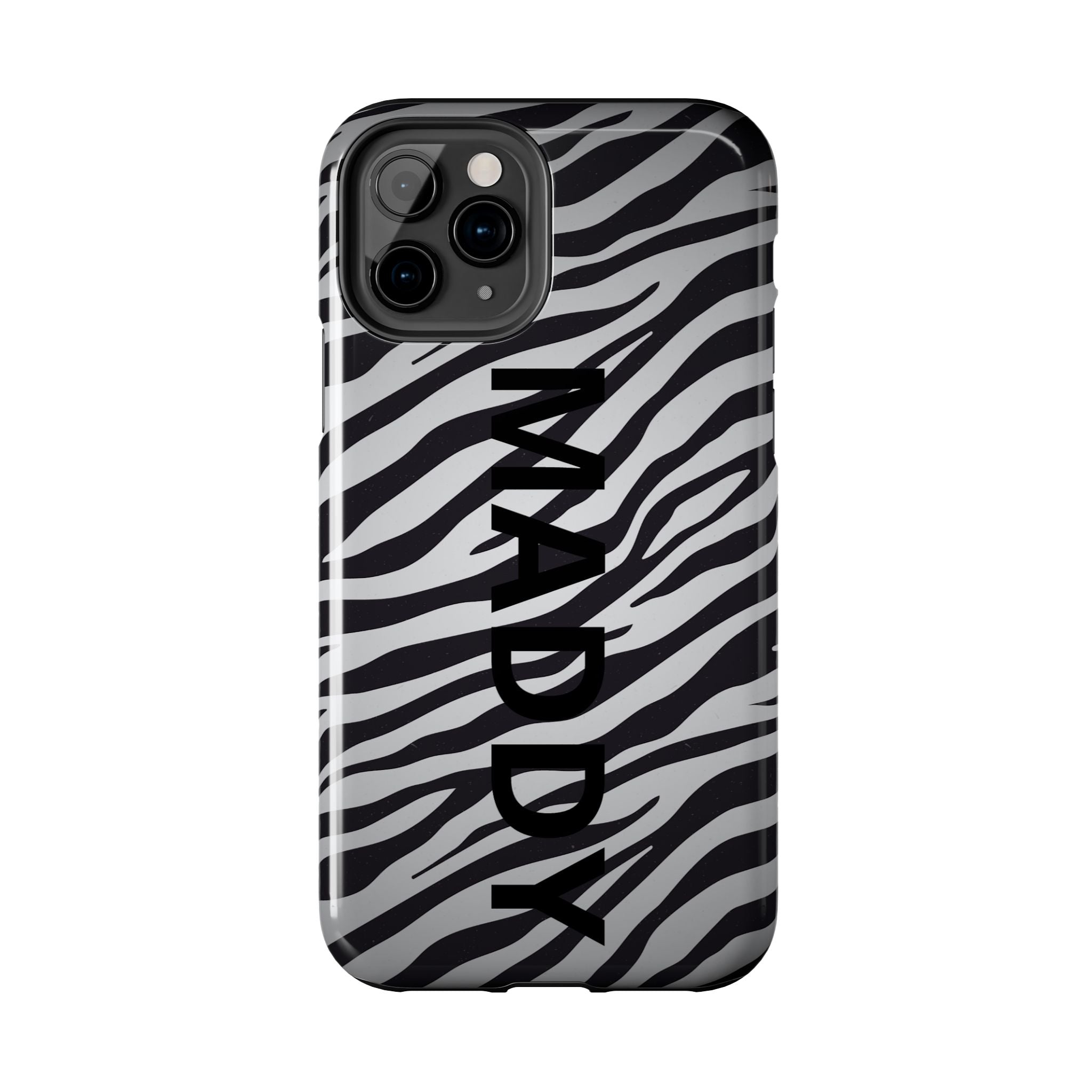 ZEBRA PRINT IPHONE CASE PERSONALIZED