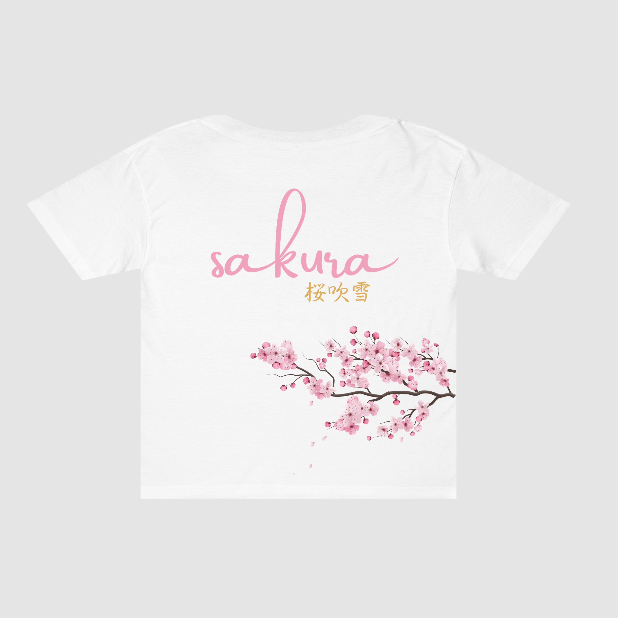SAKURA BOXY WOMEN'S T-SHIRT