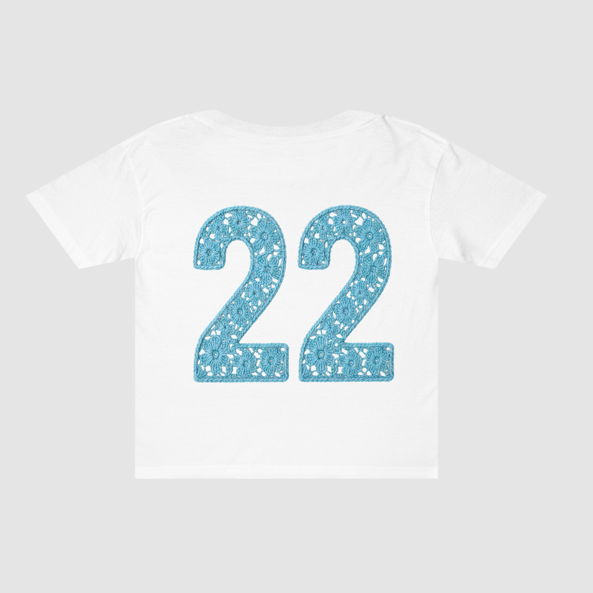 ANGEL NUMBER BOXY CROPPED TEE