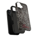FAUX FUR LEOPARD IPHONE CASE PERSONALIZED