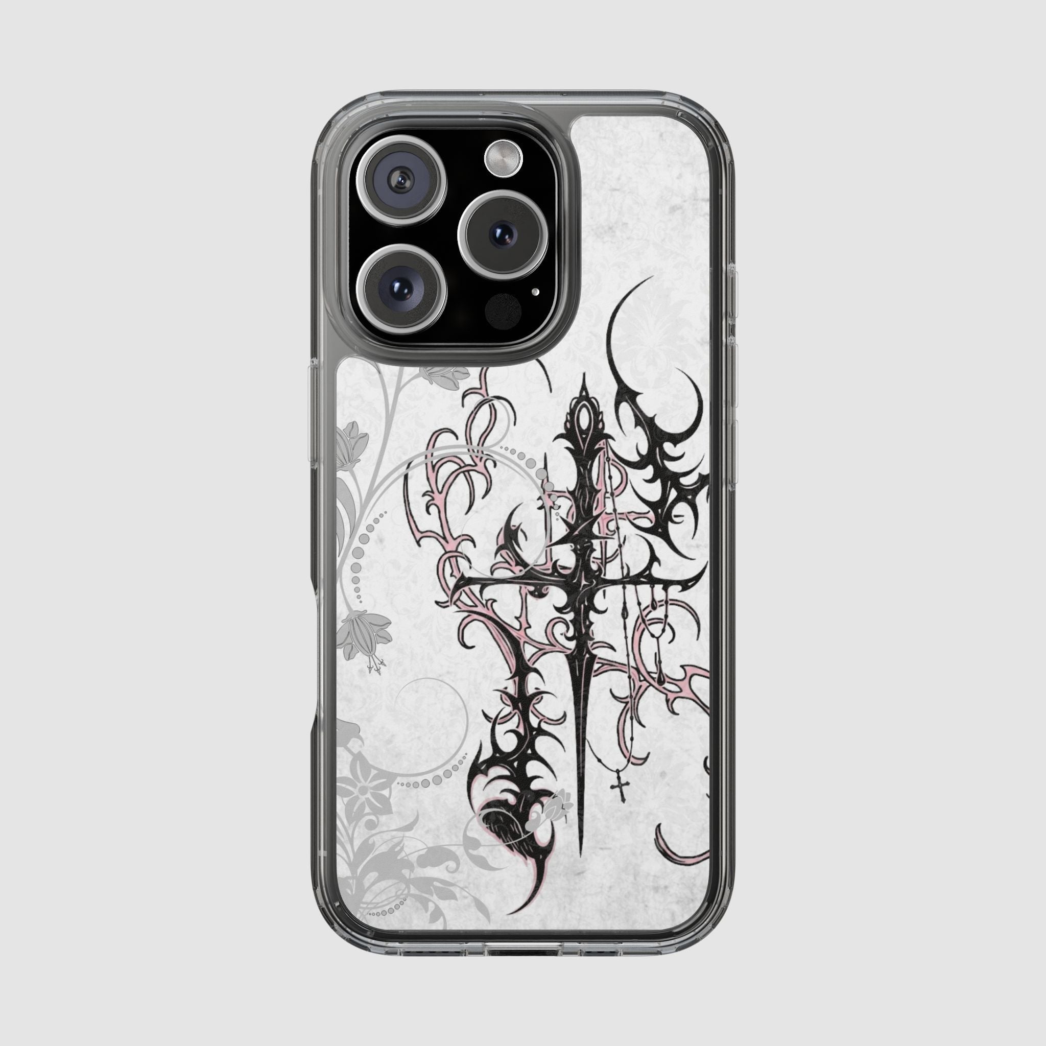 PINK CROSS PHONE CASE