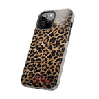 LEOPARD PRINT IPHONE CASE PERSONALIZED