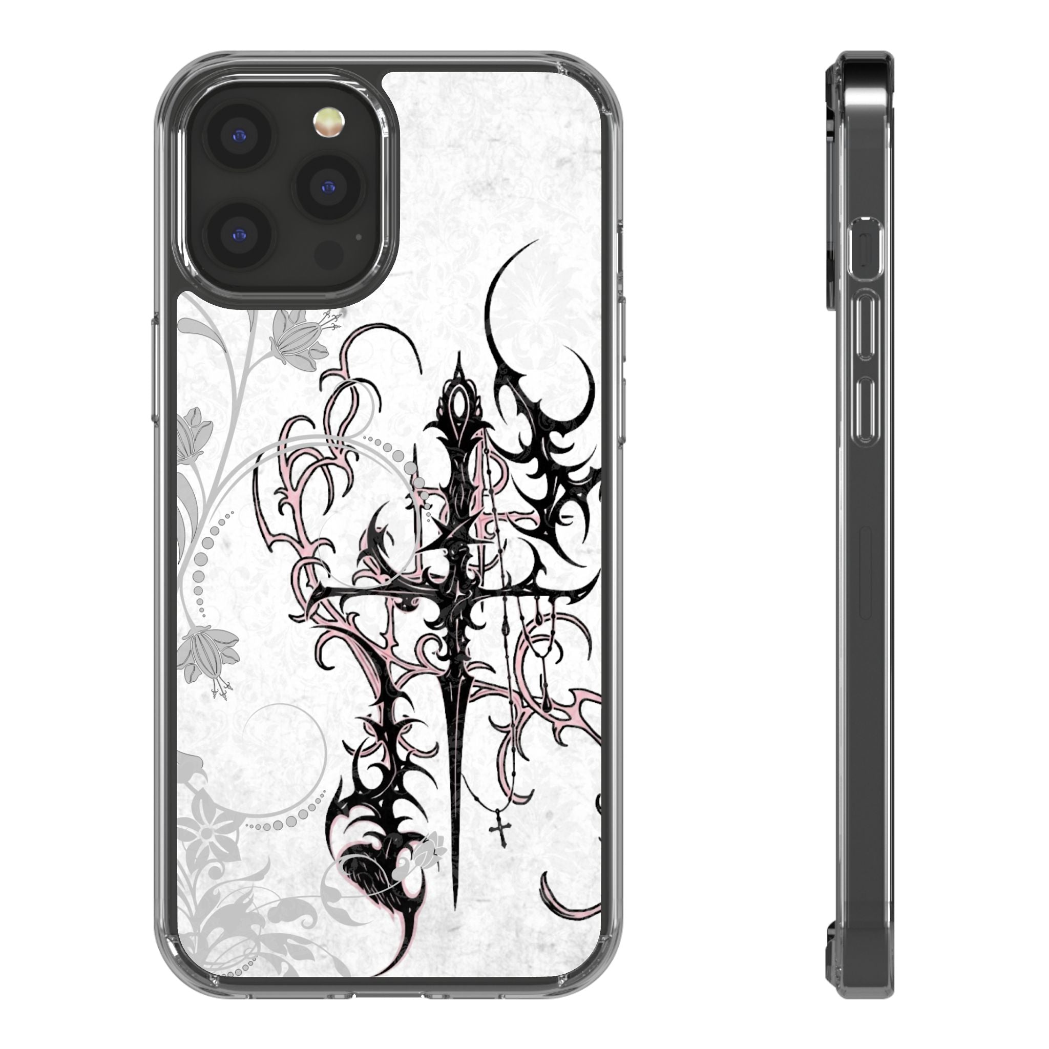 PINK CROSS PHONE CASE