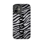 ZEBRA PRINT IPHONE CASE PERSONALIZED