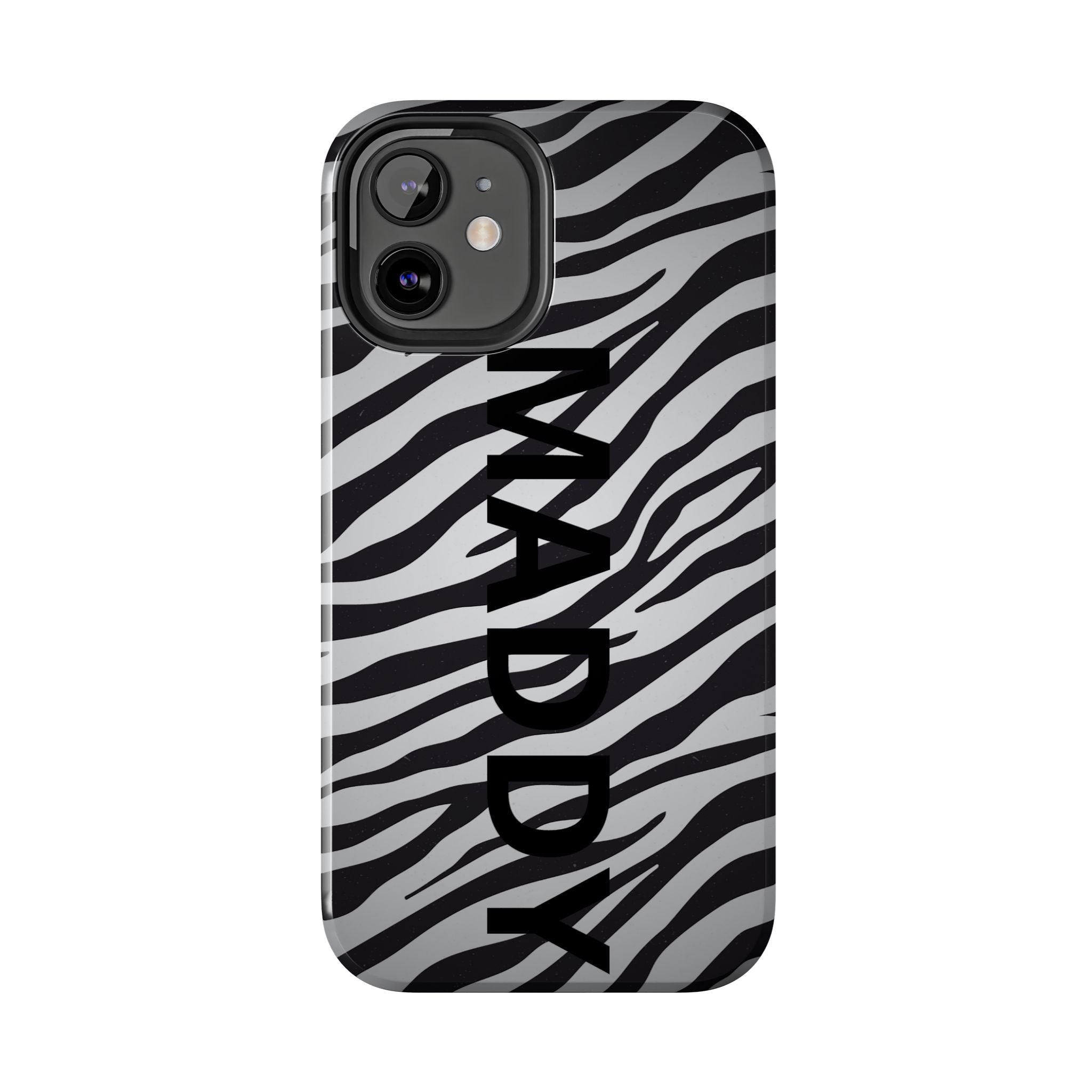 ZEBRA PRINT IPHONE CASE PERSONALIZED