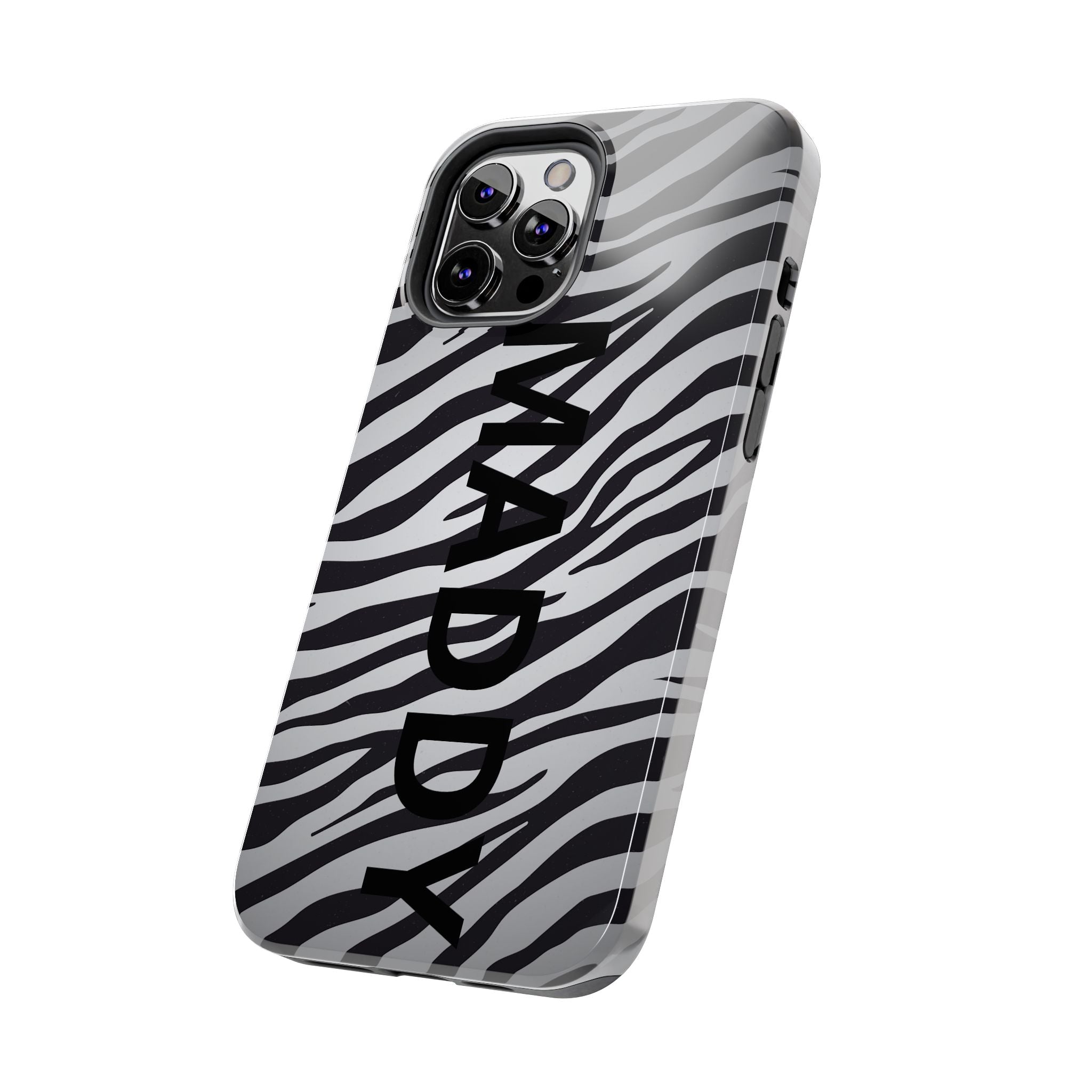 ZEBRA PRINT IPHONE CASE PERSONALIZED