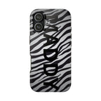 ZEBRA PRINT IPHONE CASE PERSONALIZED