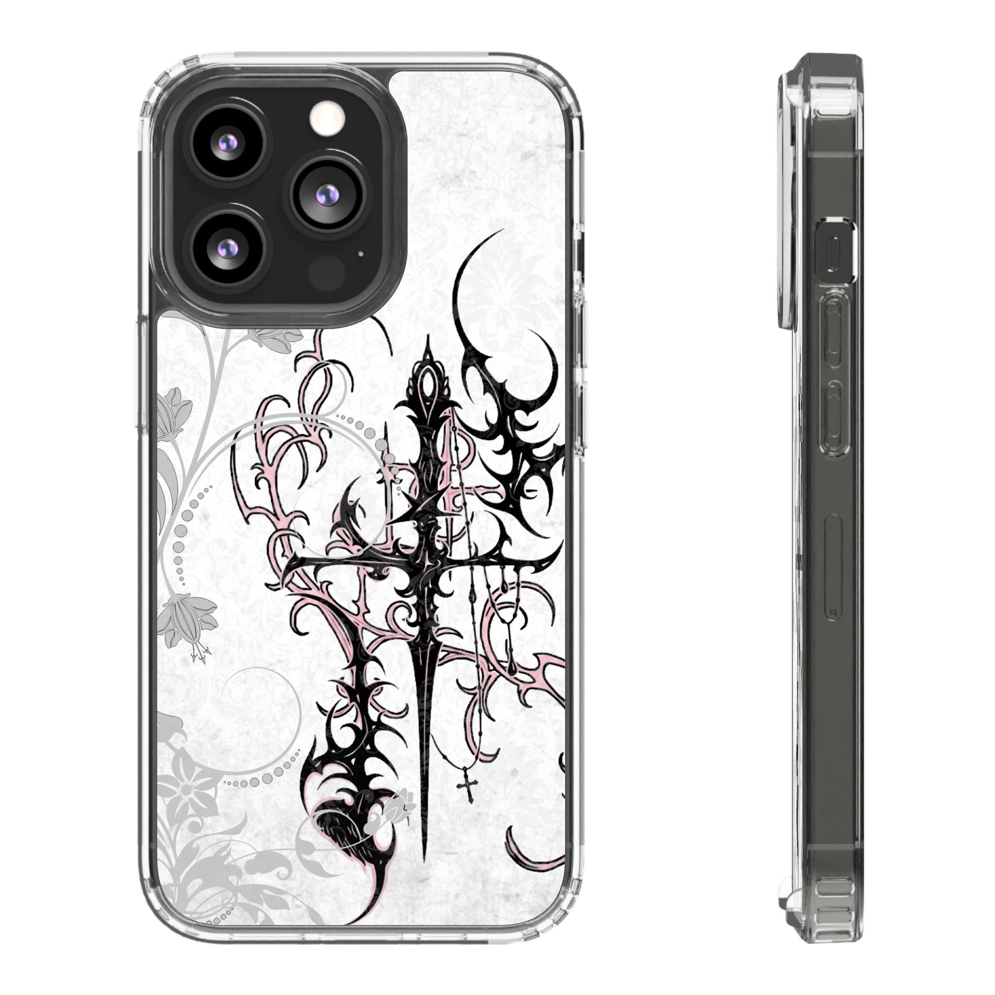 PINK CROSS PHONE CASE