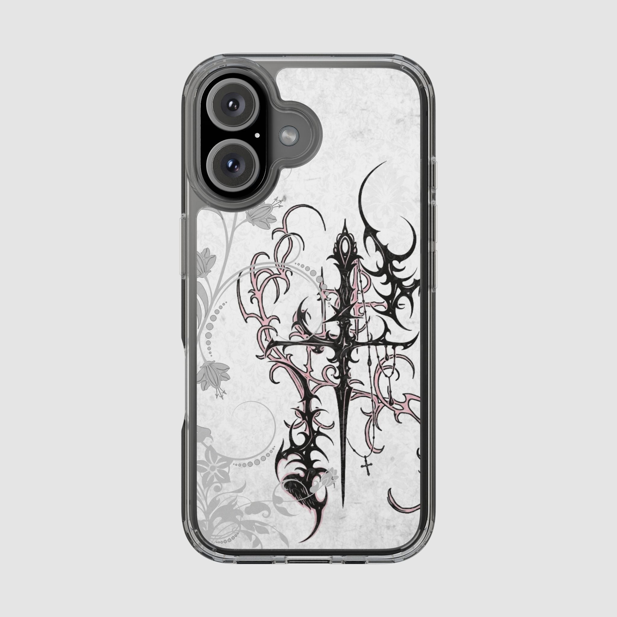 PINK CROSS PHONE CASE