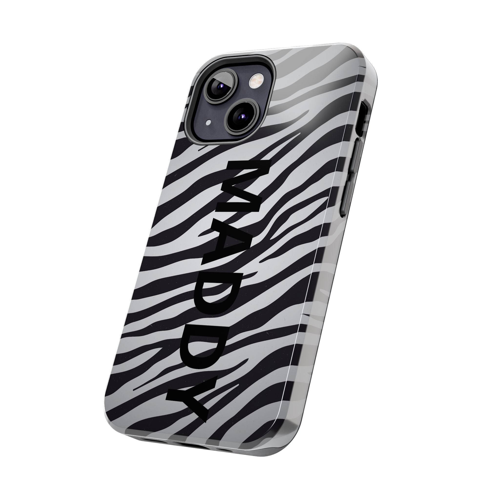 ZEBRA PRINT IPHONE CASE PERSONALIZED