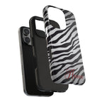 ZEBRA PRINT IPHONE CASE PERSONALIZED