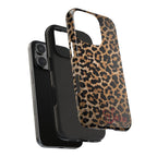 LEOPARD PRINT IPHONE CASE PERSONALIZED