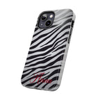 ZEBRA PRINT IPHONE CASE PERSONALIZED