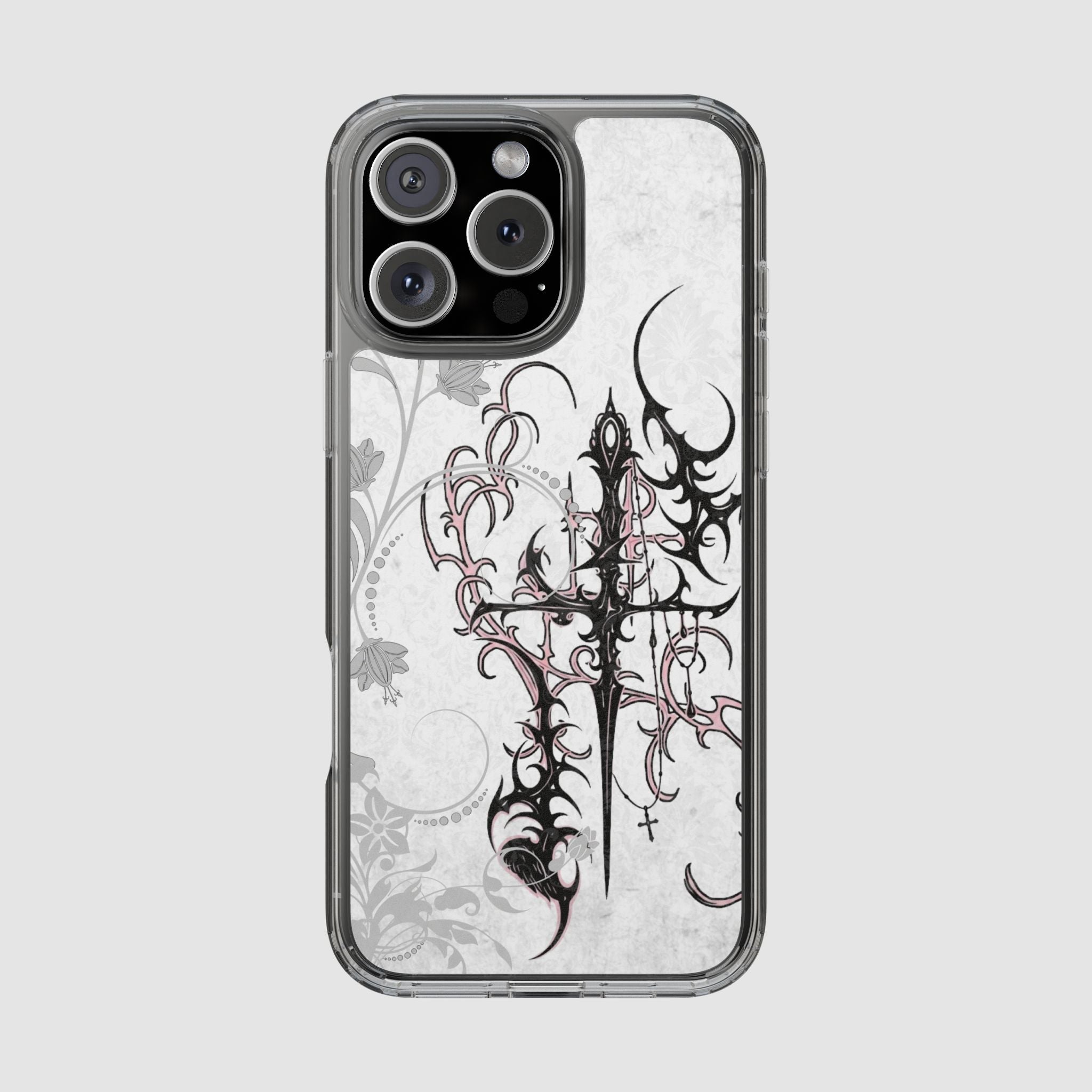 PINK CROSS PHONE CASE