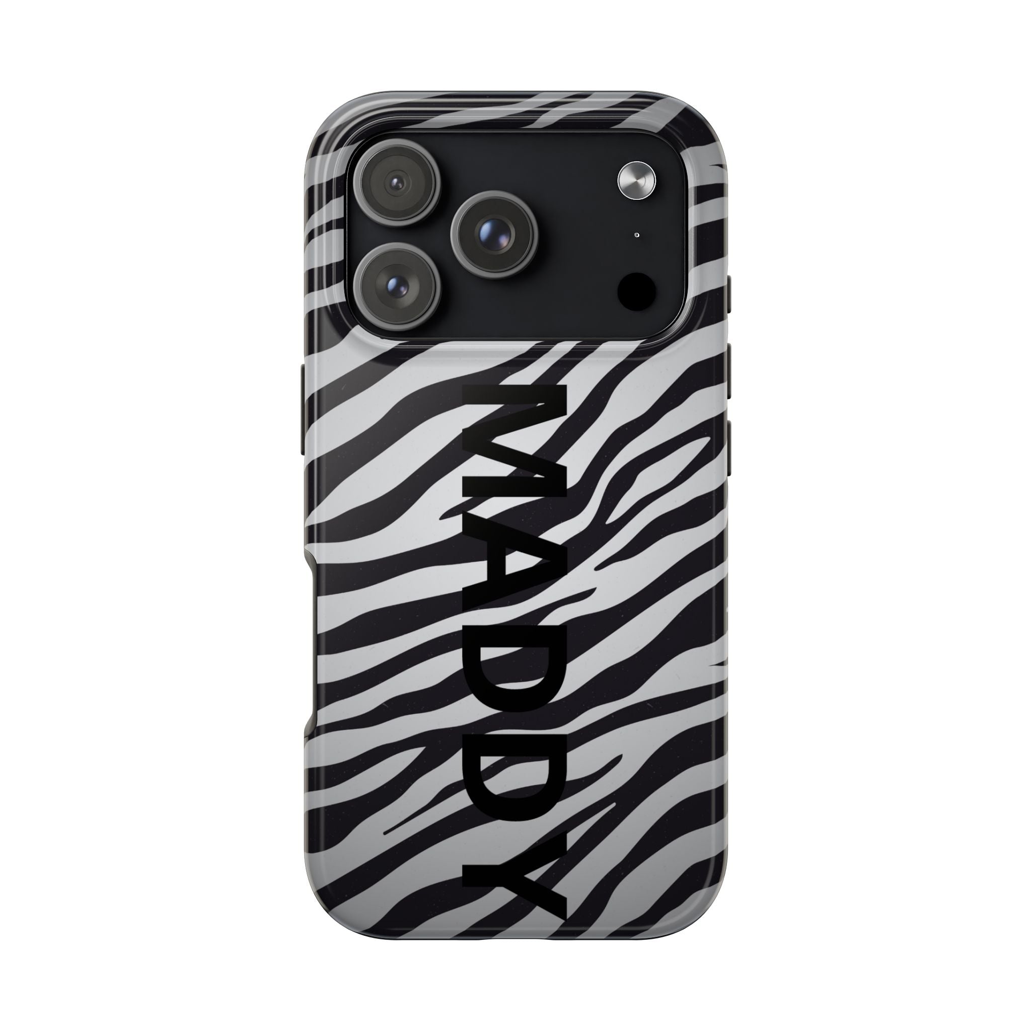 ZEBRA PRINT IPHONE CASE PERSONALIZED