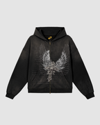 ANGELIC DECAY UNISEX ZIP HOODIE