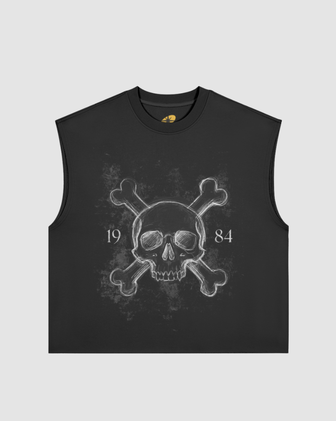 PIRATE SHIP BOXY UNISEXTANK TOP